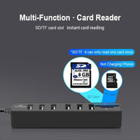 Thumbnail for 6-Port USB Hub with Card Reader