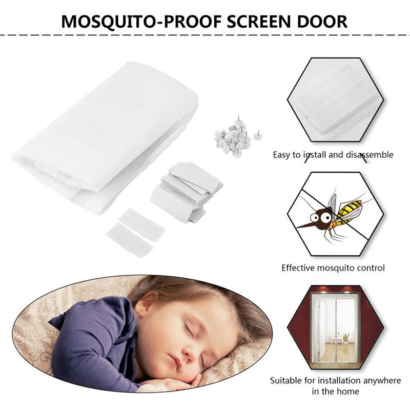 Magnetic Mesh Insect Screen Door
