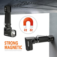 Thumbnail for 600 Lumens Tactical Flashlight - 90° Rotatable, 4 Light Mode