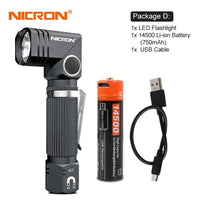 Thumbnail for 600 Lumens Tactical Flashlight - 90° Rotatable, 4 Light Mode