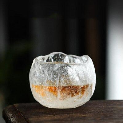 Japanese Frozen Glazed Tea Cup