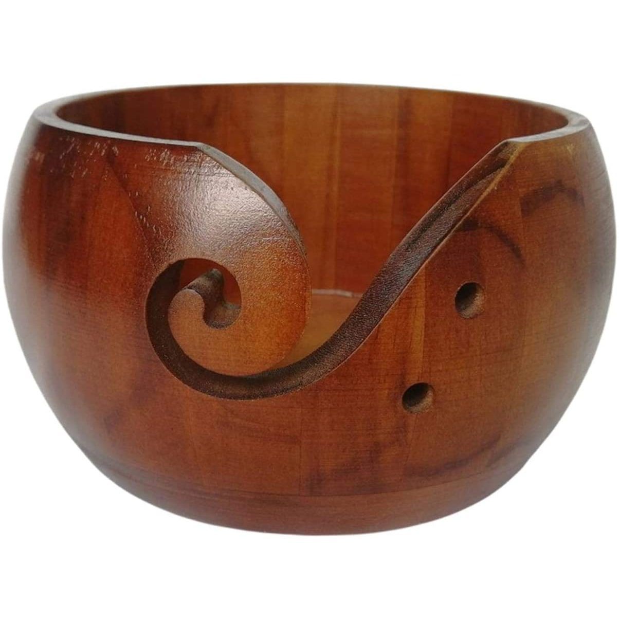 Wooden Yarn Bowl PeekWise