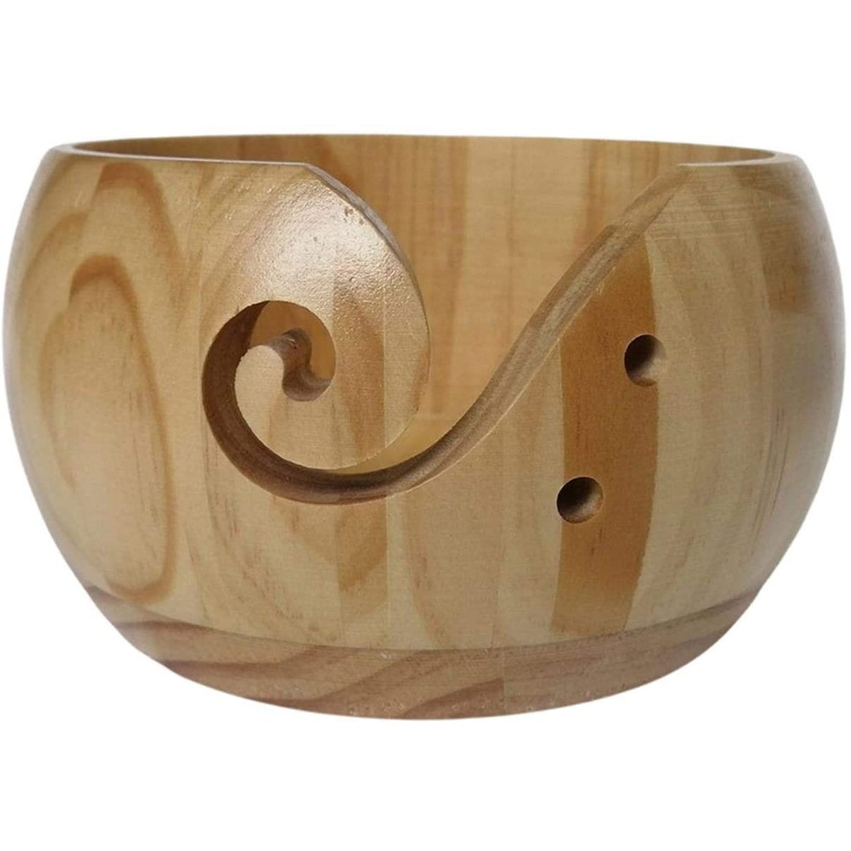 Wooden Yarn Bowl PeekWise
