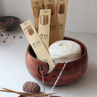 Thumbnail for Wooden Yarn Bowl PeekWise