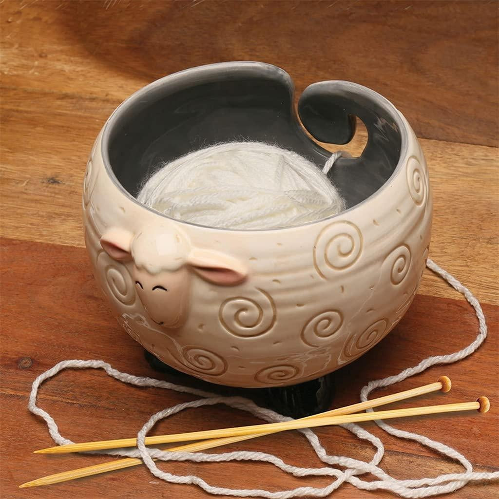 Sheep Yarn Bowl PeekWise