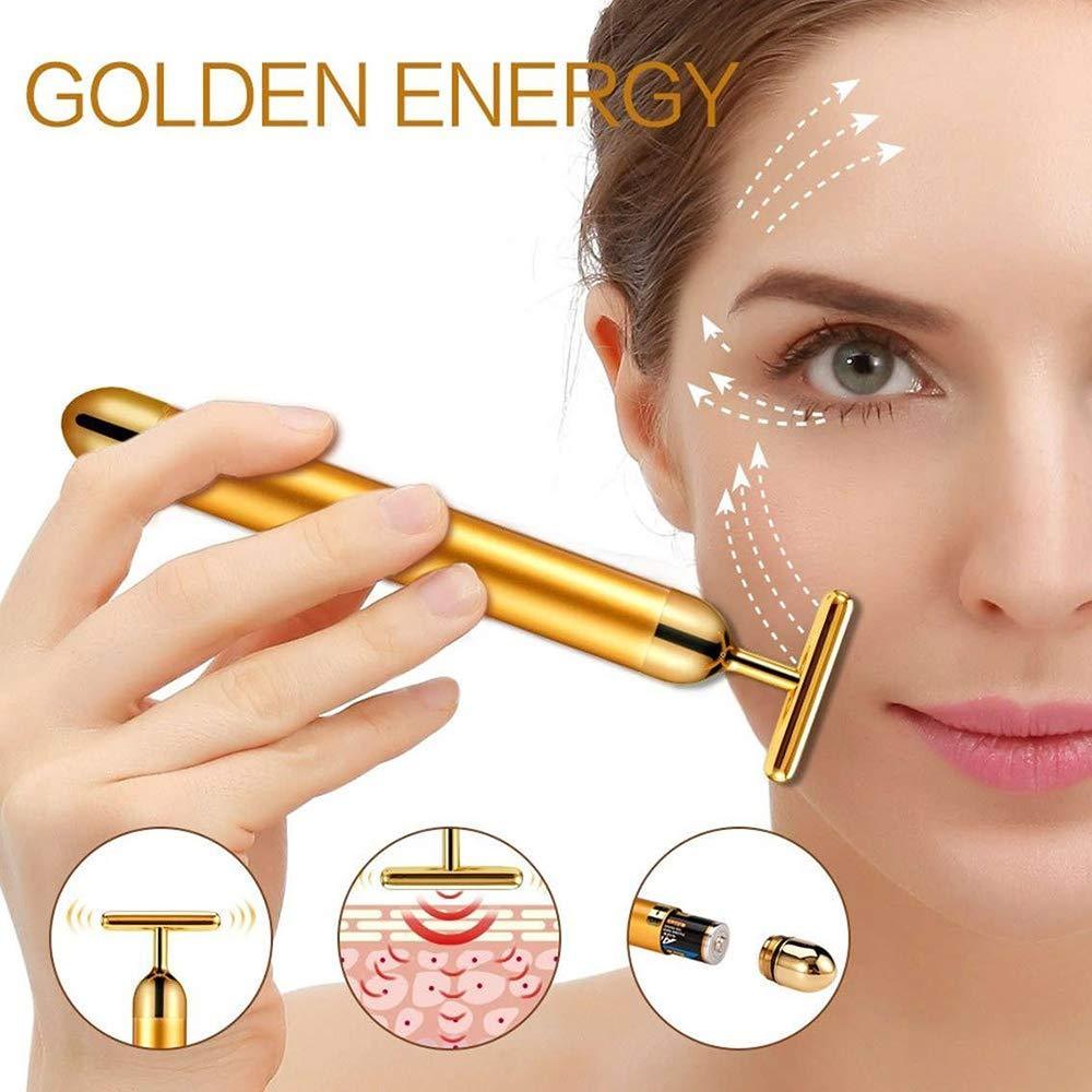 Facial T-Bar Gold Massager PeekWise