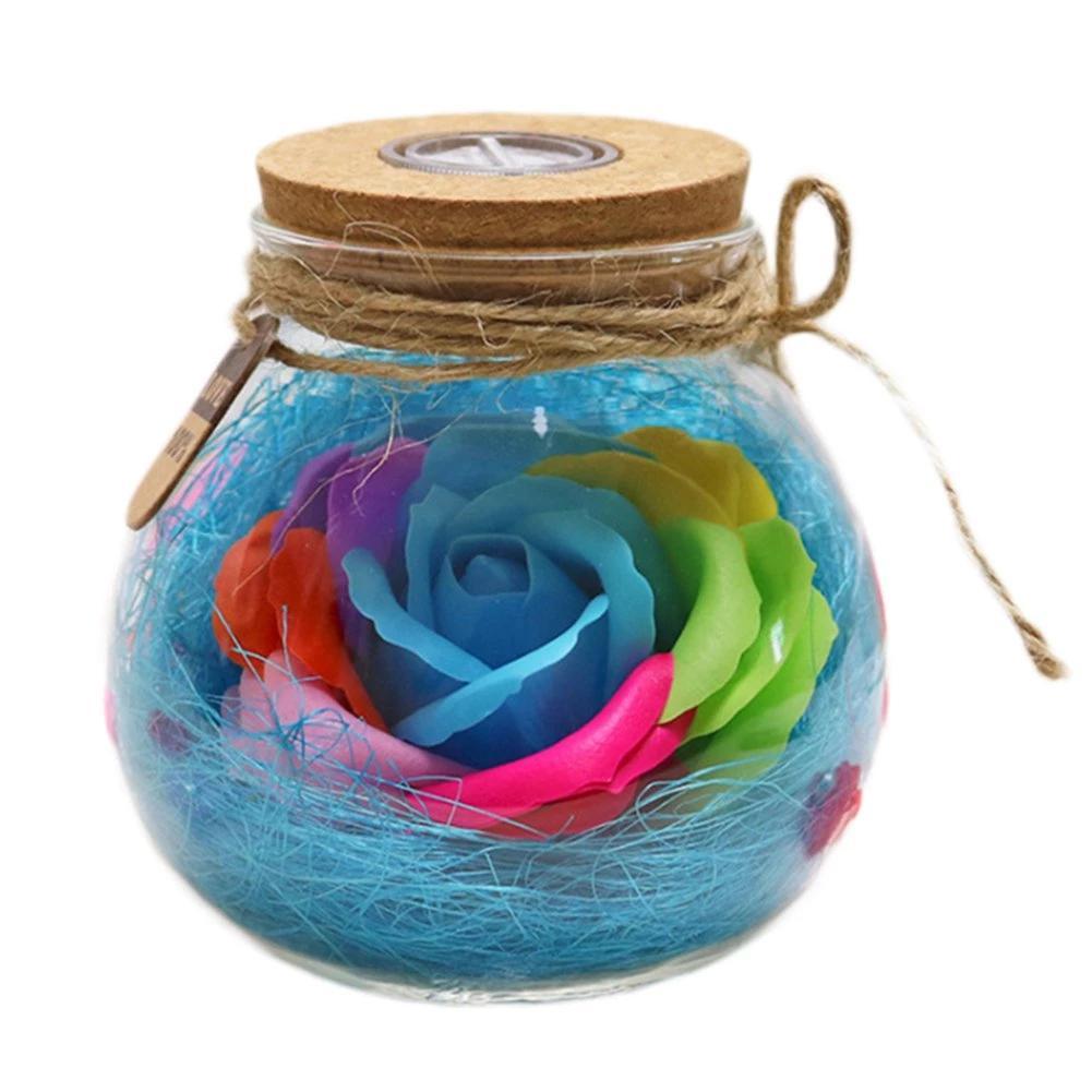Forever Flower® LED Rose Bottle Lamp PeekWise