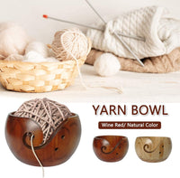 Thumbnail for Wooden Yarn Bowl PeekWise