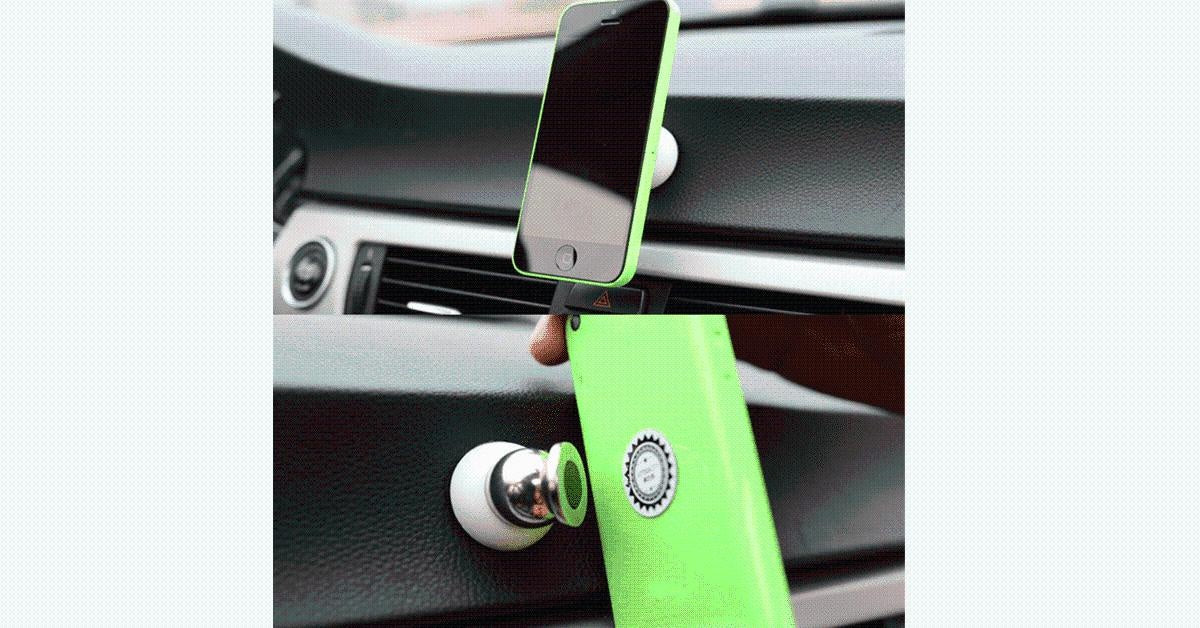 360 Degree Magnetic Car Mount – Make Your Phone Stay Put!