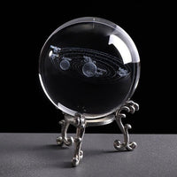 Thumbnail for 3D Engraved Solar System Globe - PeekWise