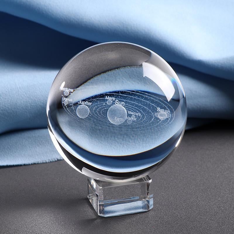 3D Engraved Solar System Globe - PeekWise