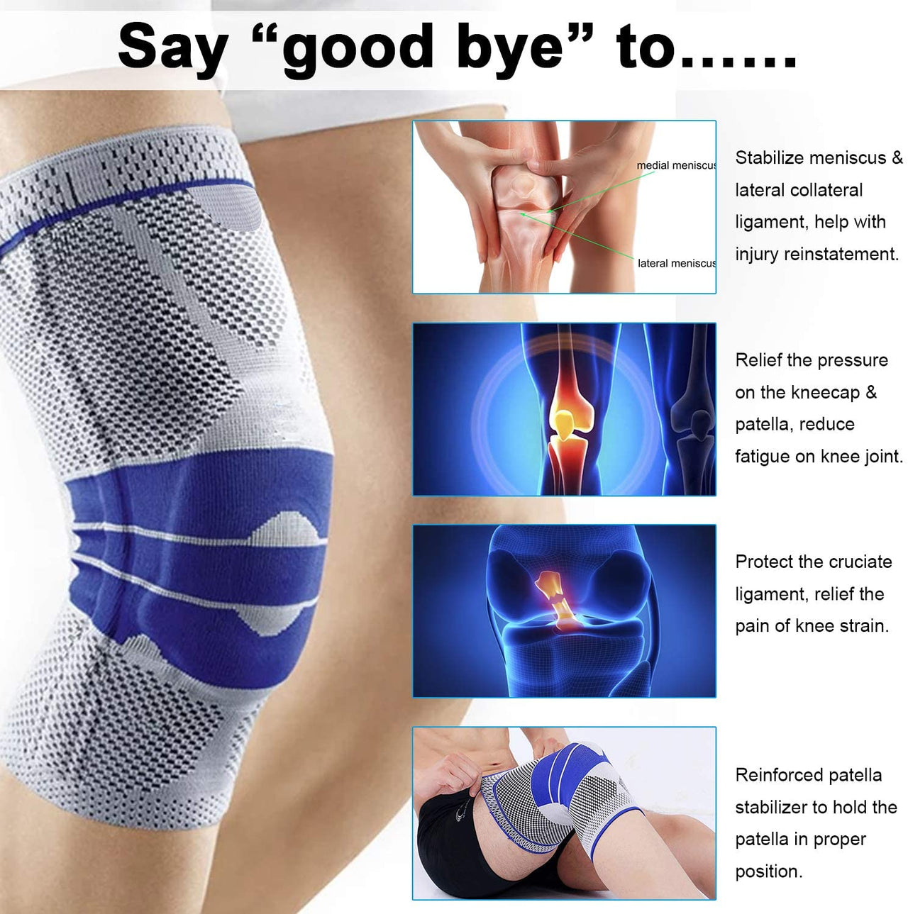 3 COLAPA™ Knee Compression Sleeves