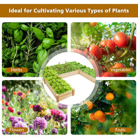 Thumbnail for U-Shaped Wooden Garden Raised Bed