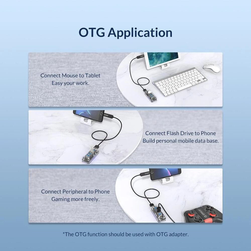 Transparent USB3.0 Hubs
