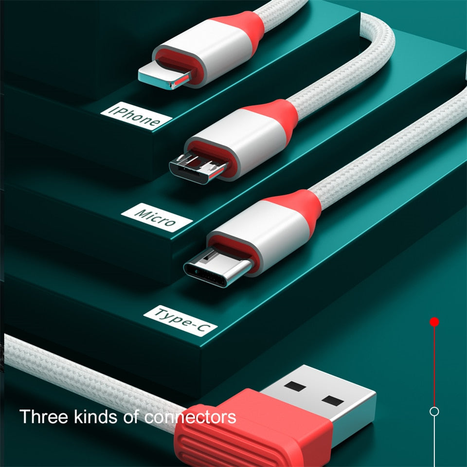 Compact 3 in 1 Charging Cable