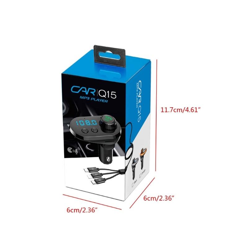 7 in 1 Car Charger & FM Transmitter