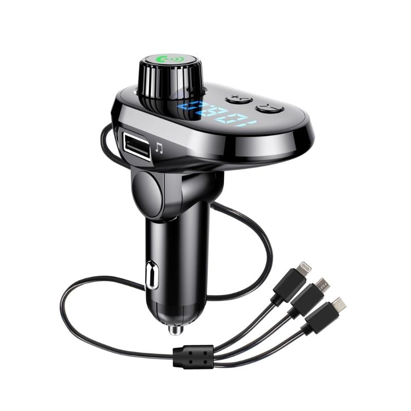 7 in 1 Car Charger & FM Transmitter