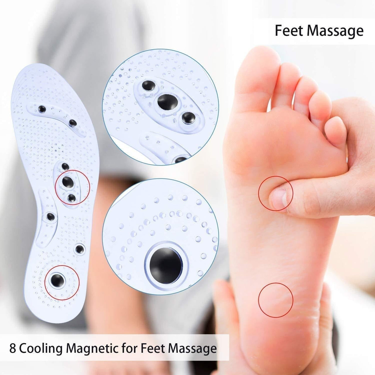 Acusoles® Magnetic Therapy Insoles PeekWise