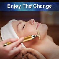 Thumbnail for Facial T-Bar Gold Massager PeekWise