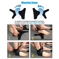 Thumbnail for Adjustable Ankle Support Wrap PeekWise