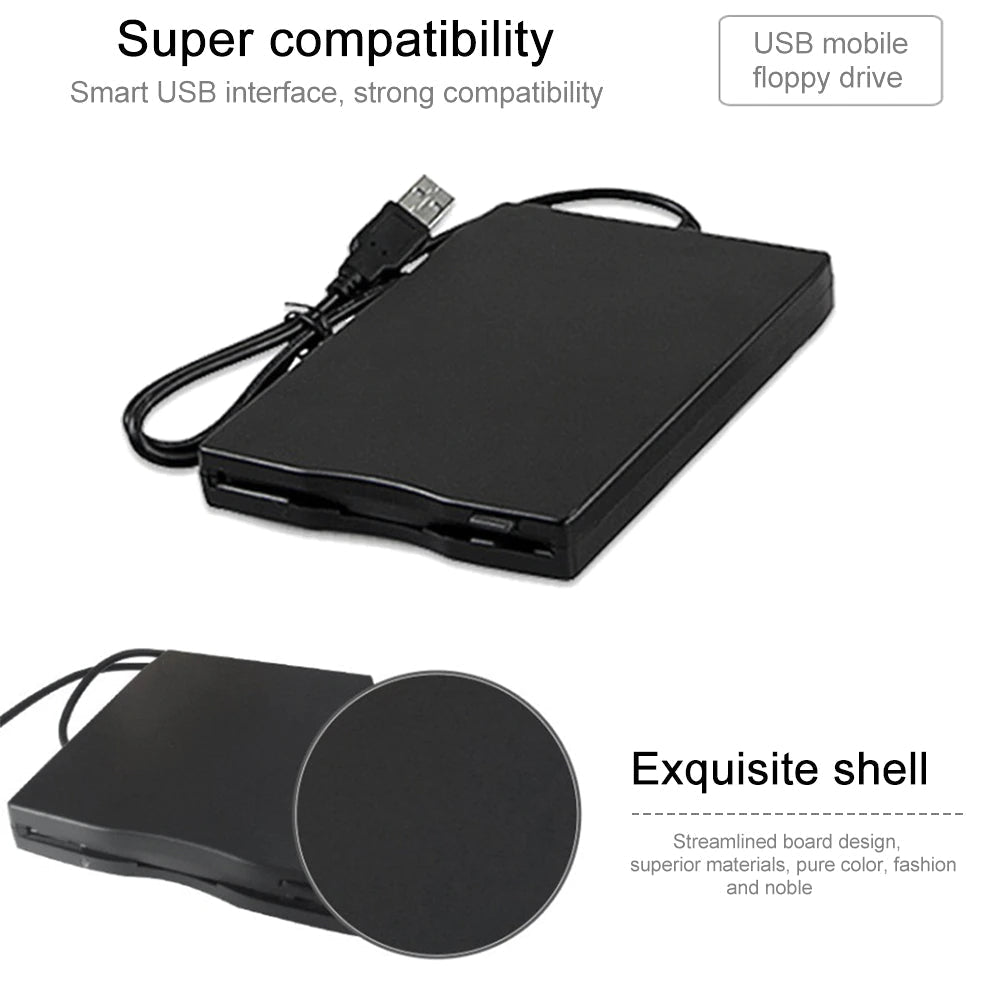 3.5" External Floppy Disk Drive