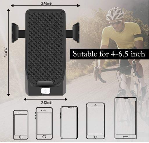 -in- Multipurpose Bike Phone Mount PeekWise