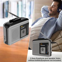 Thumbnail for Portable Cassette Player & Converter with Radio