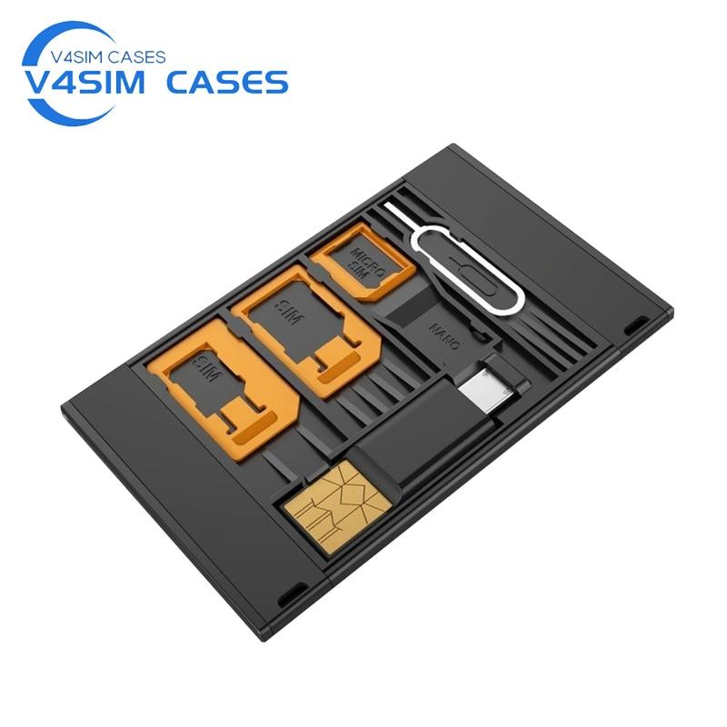8 in 1 SIM Card Holder & microSD Card Reader