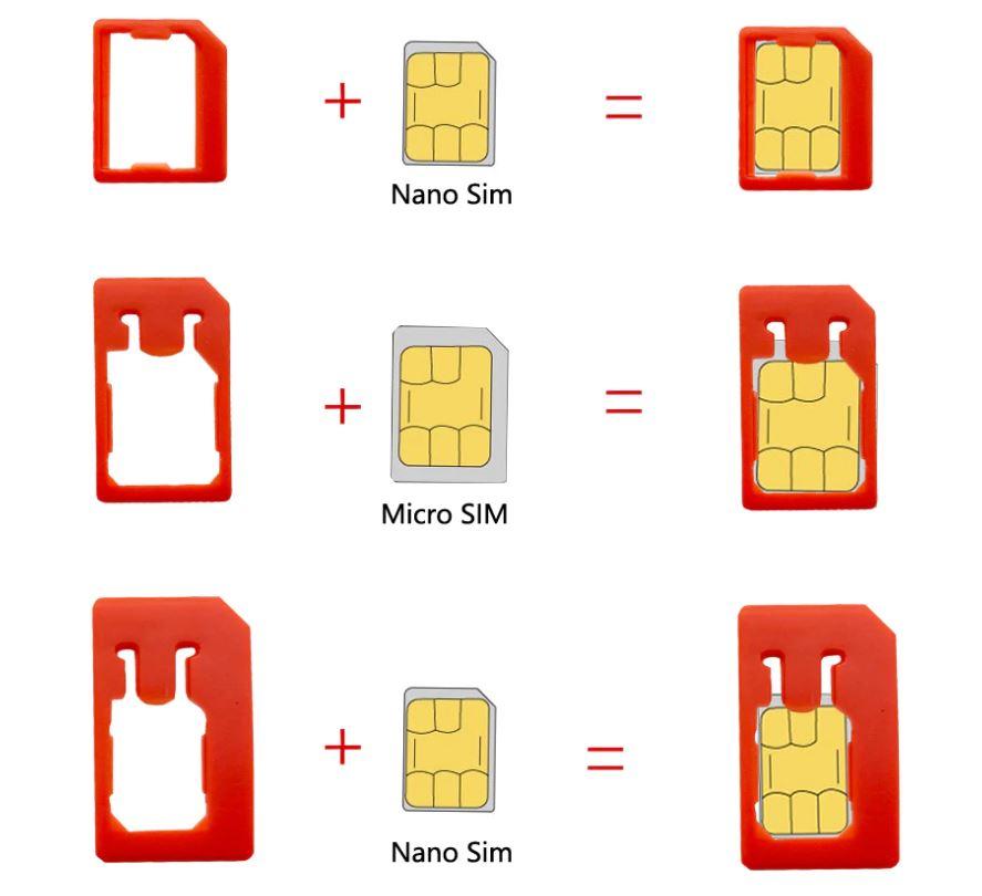 8 in 1 SIM Card Holder & microSD Card Reader
