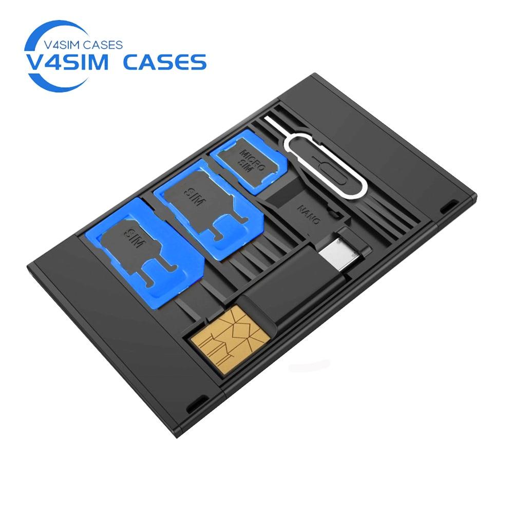 8 in 1 SIM Card Holder & microSD Card Reader