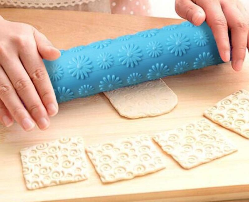 Colored 3D Pattern Rolling Pin
