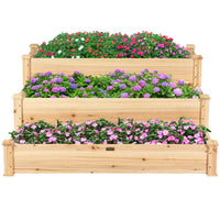 Thumbnail for 3 Tier Elevated Wooden Garden Bed