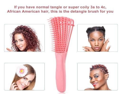 Flexible Detangler Hair Brush PeekWise