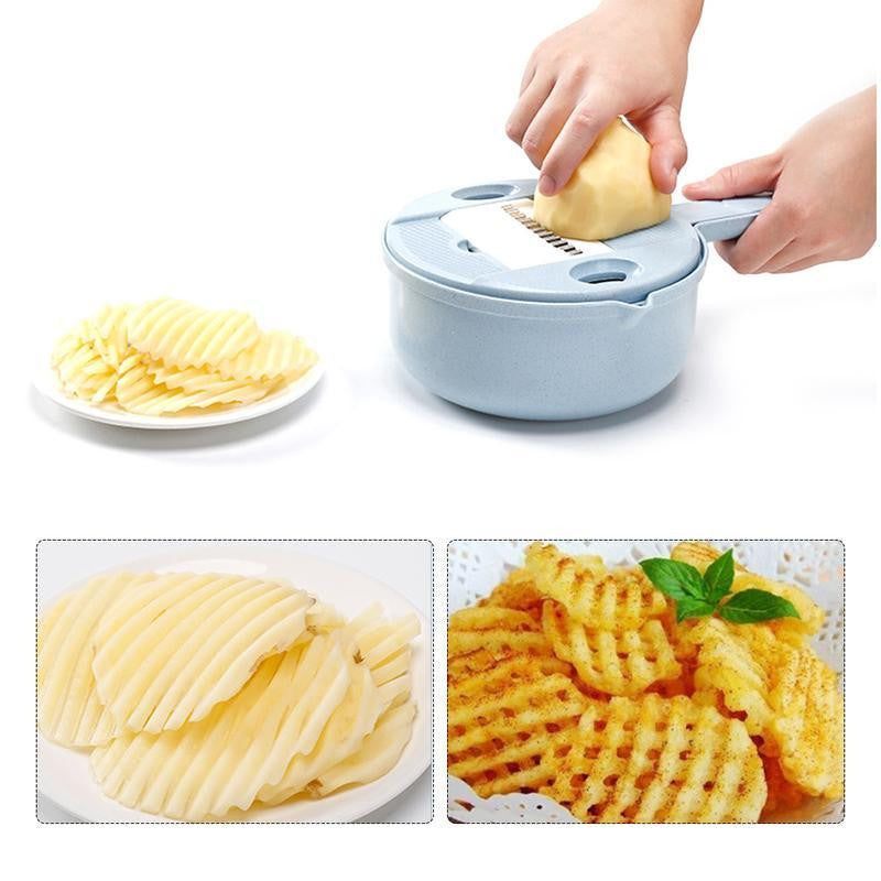 9-in-1 Mandoline Slicer Cutter & Grater - PeekWise