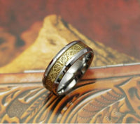 Thumbnail for Dragon's Breath - Steel Viking Ring