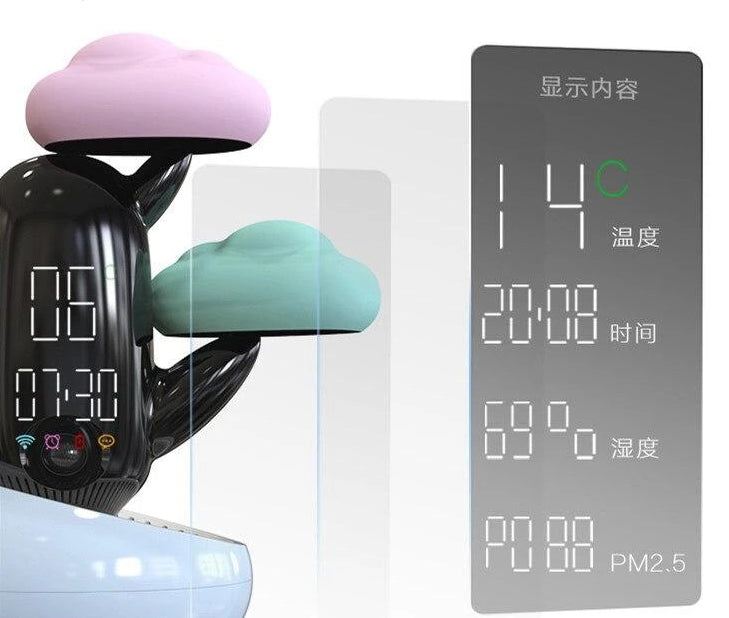 Cakty - LED Weather & Clock Bedside Buddy