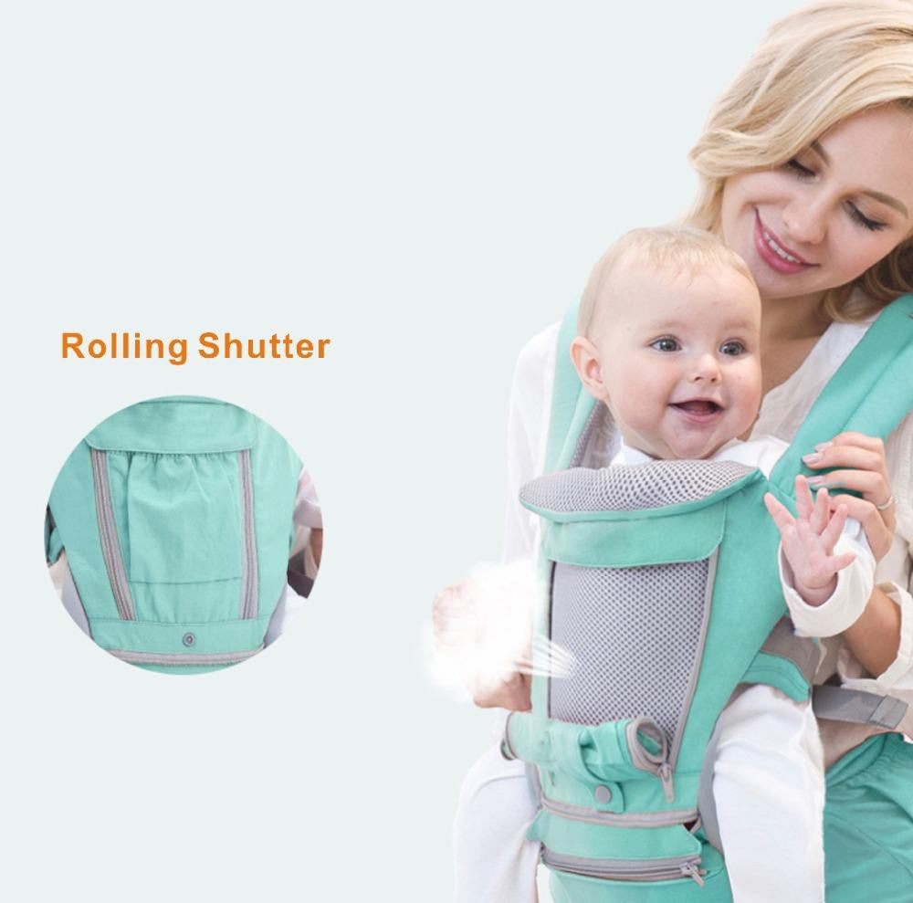 Ergonomic Kangaroo Baby Carrier & Waist Holder - PeekWise