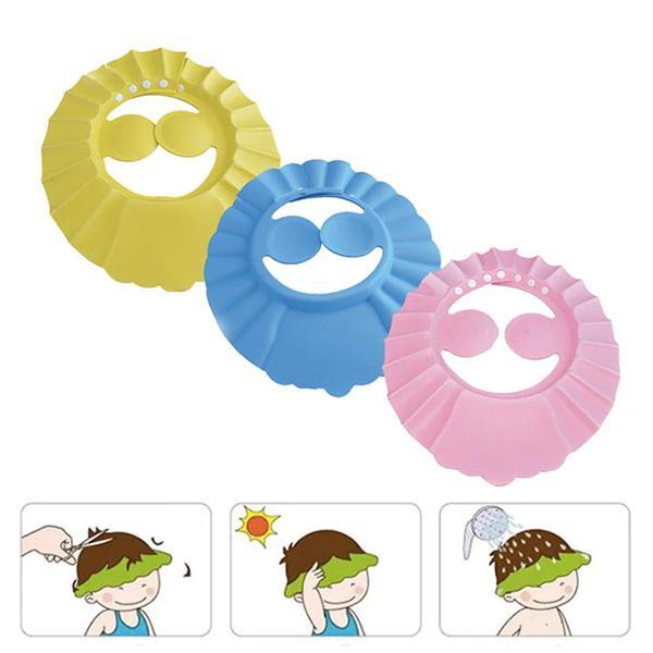 Adjustable Baby Shower Cap with Ear Covers