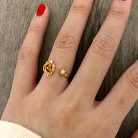 Thumbnail for Adjustable Rose Bud Ring