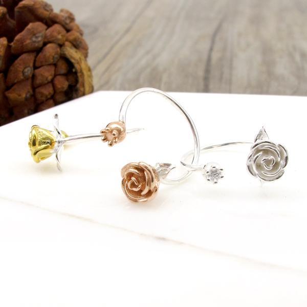 Adjustable Rose Bud Ring