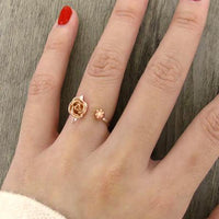 Thumbnail for Adjustable Rose Bud Ring