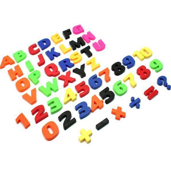 Alphabet Number Fridge Magnet Set