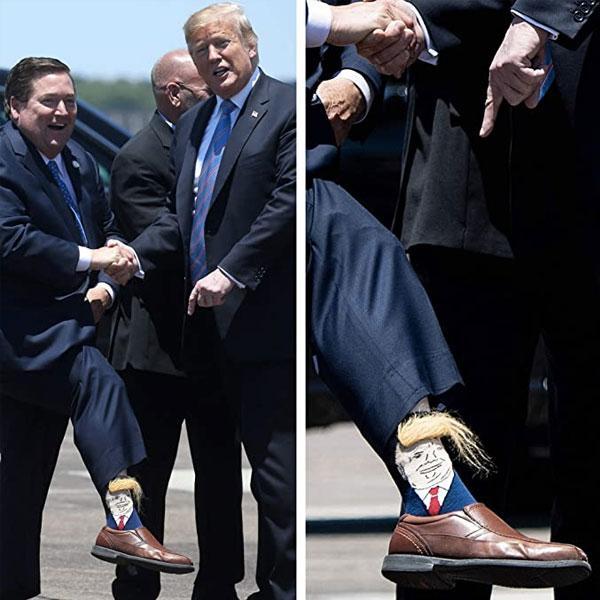 America Donald Trump Hair Socks