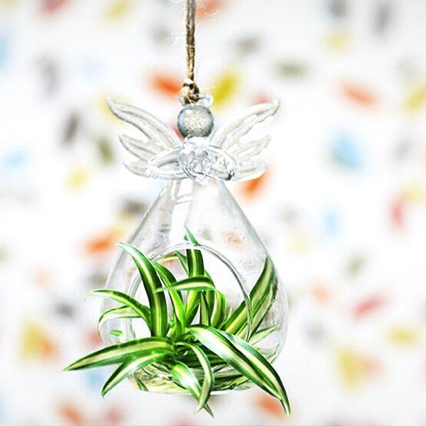 Angel Terrarium Candle Holder