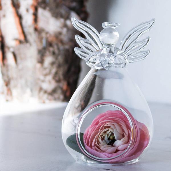 Angel Terrarium Candle Holder