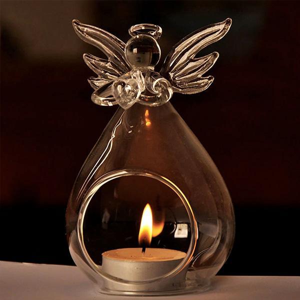 Angel Terrarium Candle Holder