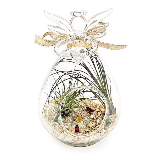 Angel Terrarium Candle Holder