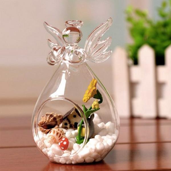 Angel Terrarium Candle Holder