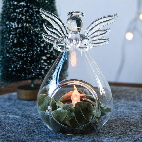 Angel Terrarium Candle Holder