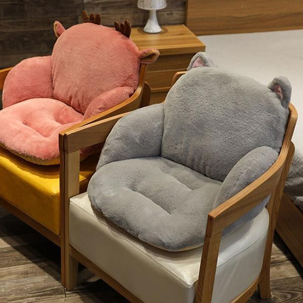 Animal Plush Seat Cushion